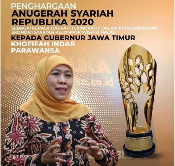 Khofifah Dapat Penghargaan ASR: Memotivasi Saya untuk Terus Berinovasi